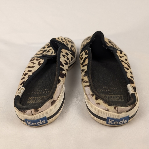 Keds x Kate Spade Women's Size 8.5 Double Decker Slip-on Sneakers Leopard Print - Picture 4 of 9